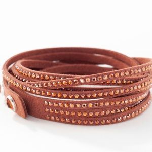 Rust wrap stat bracelet from touchstone crystal